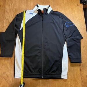 Puma Men's Black and Gray Performance Jacket
